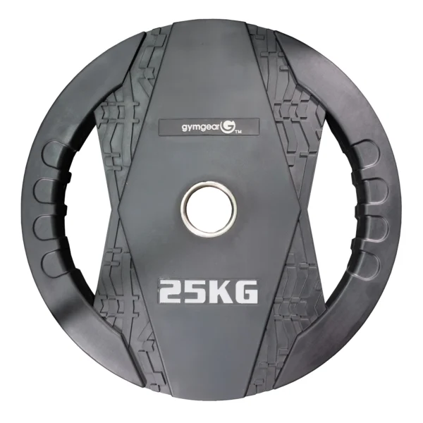 GymGear Rubber Olympic Weight Plates (Dual Grip)