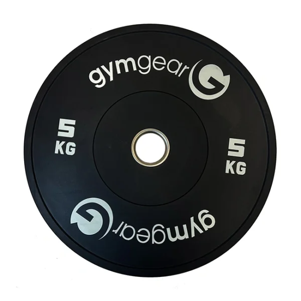 GymGear Black Bumper Plates