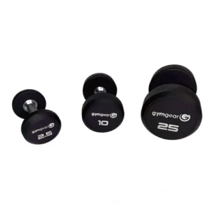 GymGear Rubber Dumbbells Set