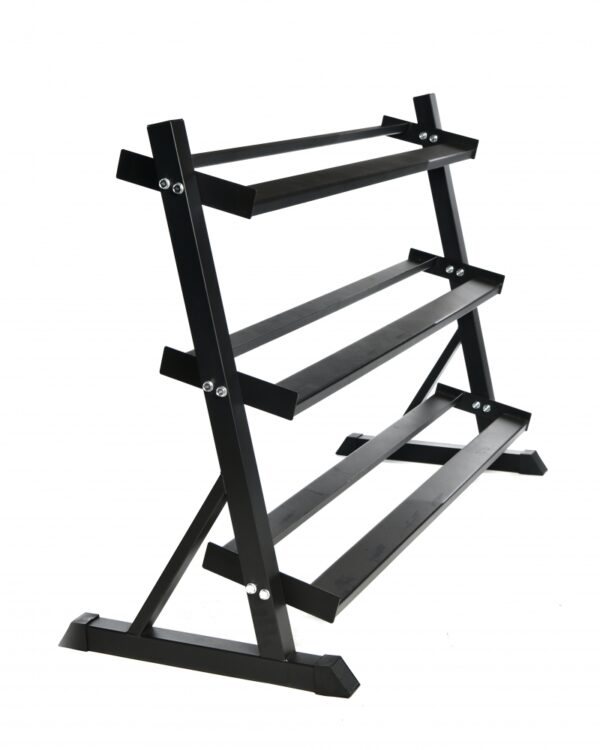 Swiss Barbell 3 Tier Dumbbell Rack - Image 2