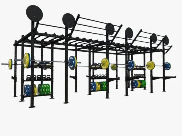 Swiss Barbell Free Standing Rigs (2 Bay-8 Bay) - Image 6