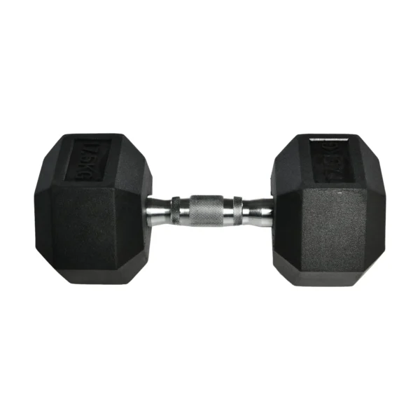 Swiss Barbell Rubber Hex Dumbbell Sets (RACKS INCLUDED) - Image 2