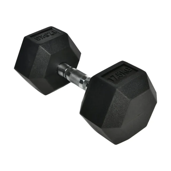 Swiss Barbell Rubber Hex Dumbbell Sets (RACKS INCLUDED) - Image 3