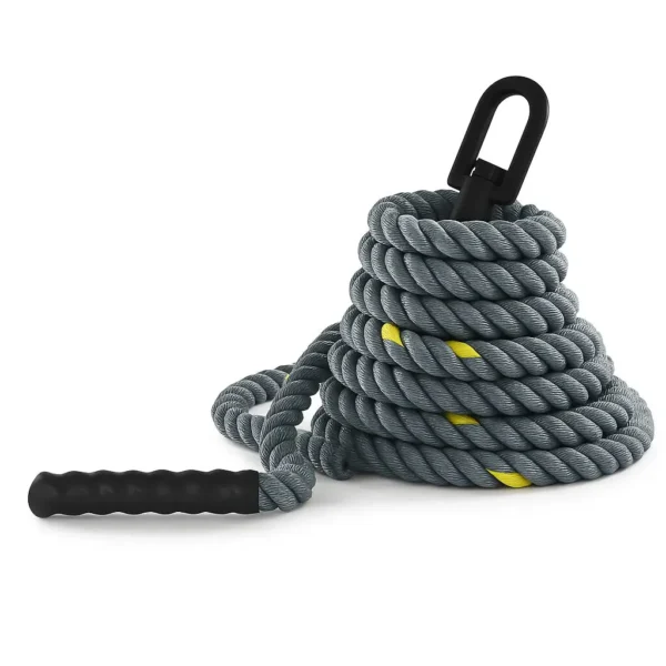 Swiss Barbell Battle Rope With Hook (Sleds Only)