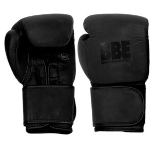 BBE UNIFY4 Matte Black Leather Boxing Gloves