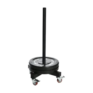 Swiss Barbell Bumper Tower on Wheels