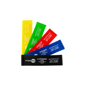 Fitness Mad - HAND RESISTANCE LOOPS - SET OF 5