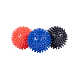 Fitness Mad - SPIKEY MASSAGE BALLS - SET OF 3 (RED, BLUE & BLACK)