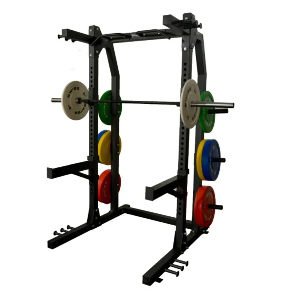 Swiss Black Series Half Rack with Storage - Image 2