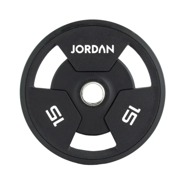 JORDAN® Urethane Tri-Grip Olympic Plates - 200kg Set - Image 8