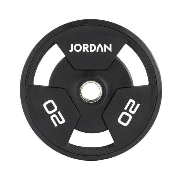 JORDAN® Urethane Tri-Grip Olympic Plates - 200kg Set - Image 7