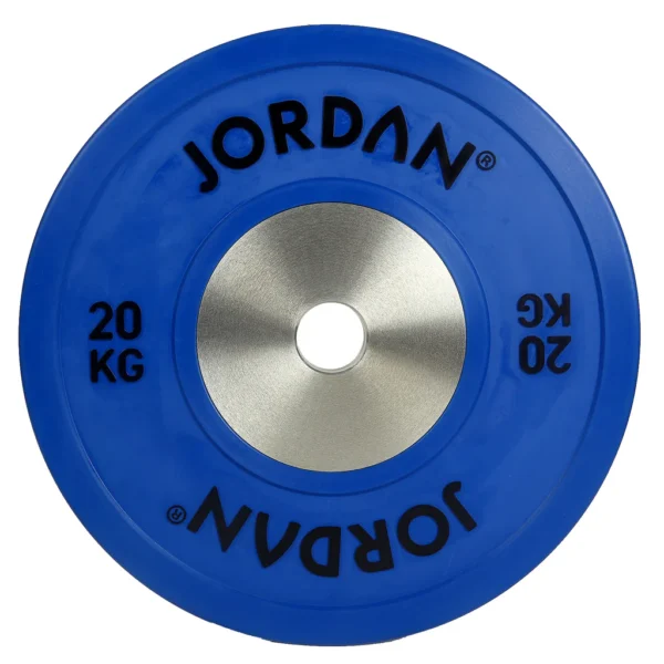 JORDAN® Calibrated Competition Weight Plate - Coloured Rubber - Image 6