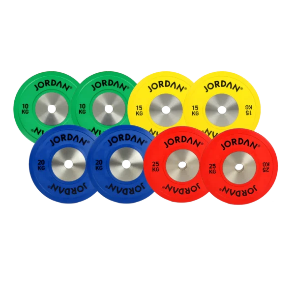 JORDAN® Calibrated Competition Weight Plate - Coloured Rubber - Image 2