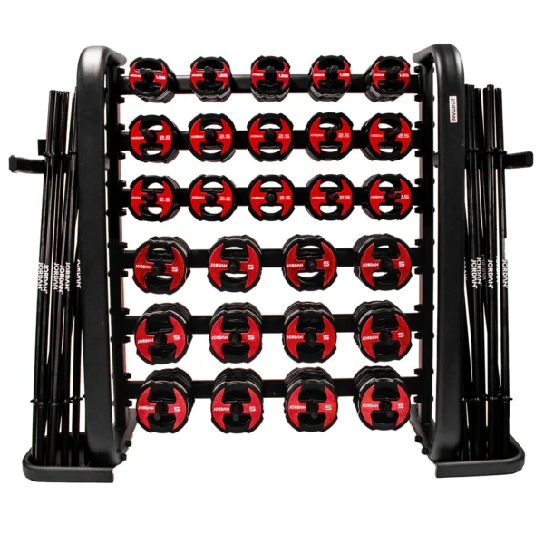 JORDAN® Studio Barbell Racks (Holds 12 Sets/30 Sets) - Image 4