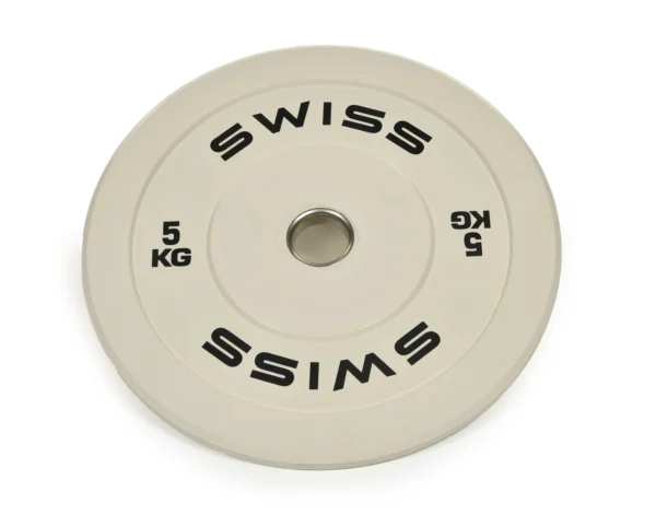 Swiss Barbell Olympic Coloured Rubber Bumper Set - 150kg - Image 3