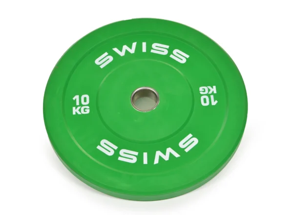 Swiss Barbell Olympic Coloured Rubber Bumper Set - 150kg - Image 7