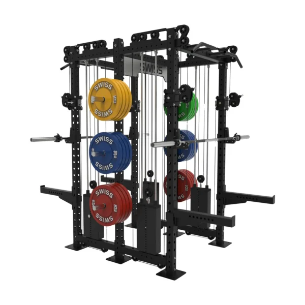 Swiss Performance Stacked Double Half Rack - Image 2