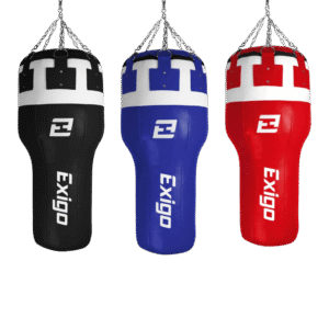 Exigo® Super Pro 3.5ft 40kg Leather Angle Punch Bag