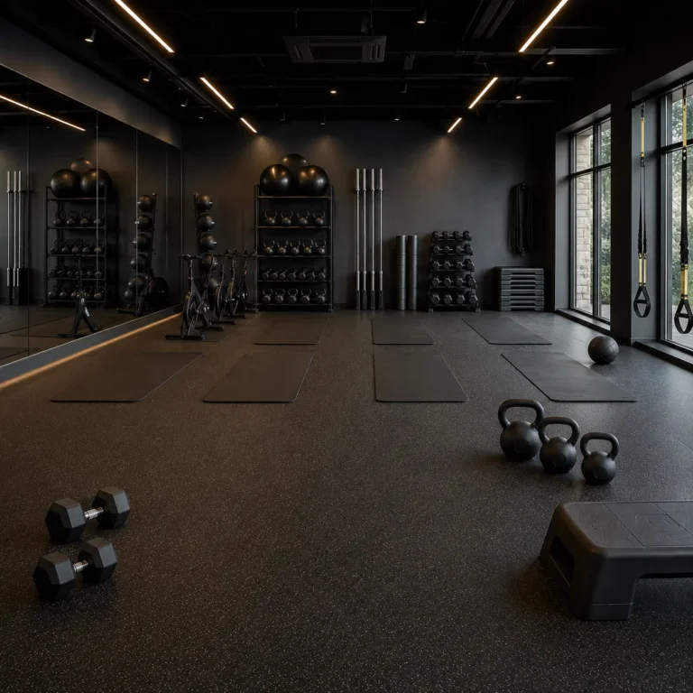 Commercial studio fitness equipment for group exercise and fitness classes